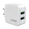 Picture of Ldnio 2 ports home charger with micro cable