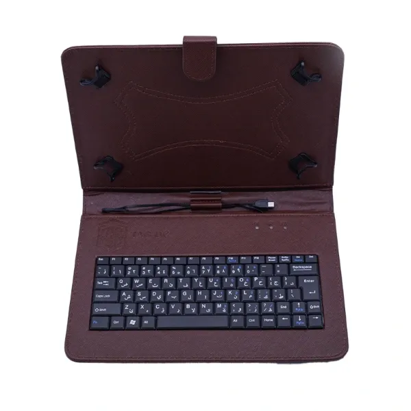صورة لوحة مفاتيح جلدية لجهاز تاج دي سي