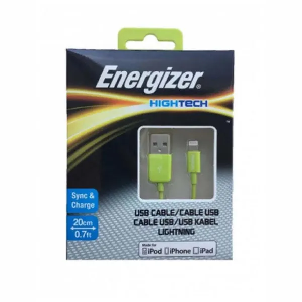 Picture of Energizer pocket lightning cable- Green