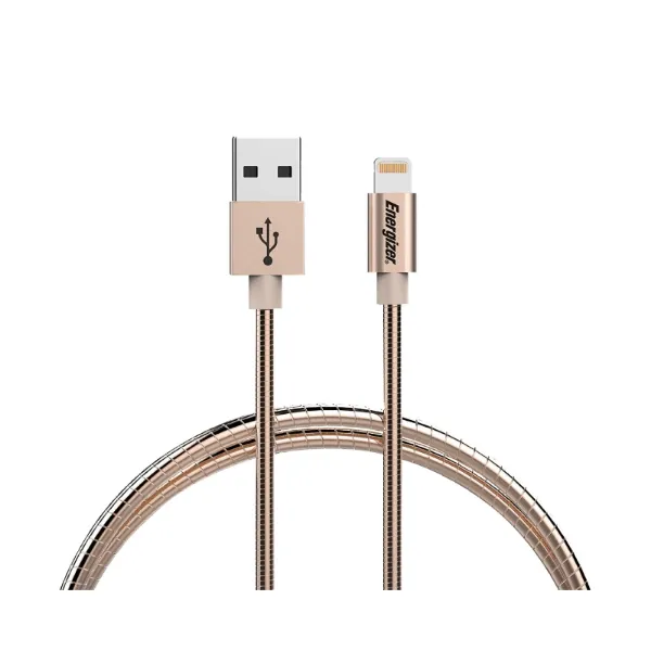 Picture of Energizer cable lightning ALU steel- gold