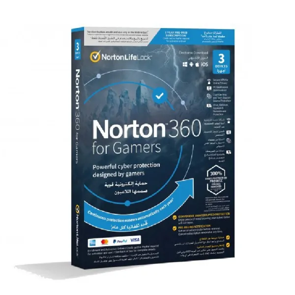 Picture of Norton Antivirus 360 for gamers