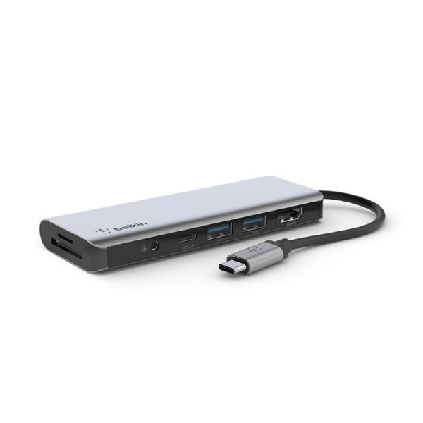 Picture of  Belkin Connect USB-C 7-in-1 Multiport Hub Adapter